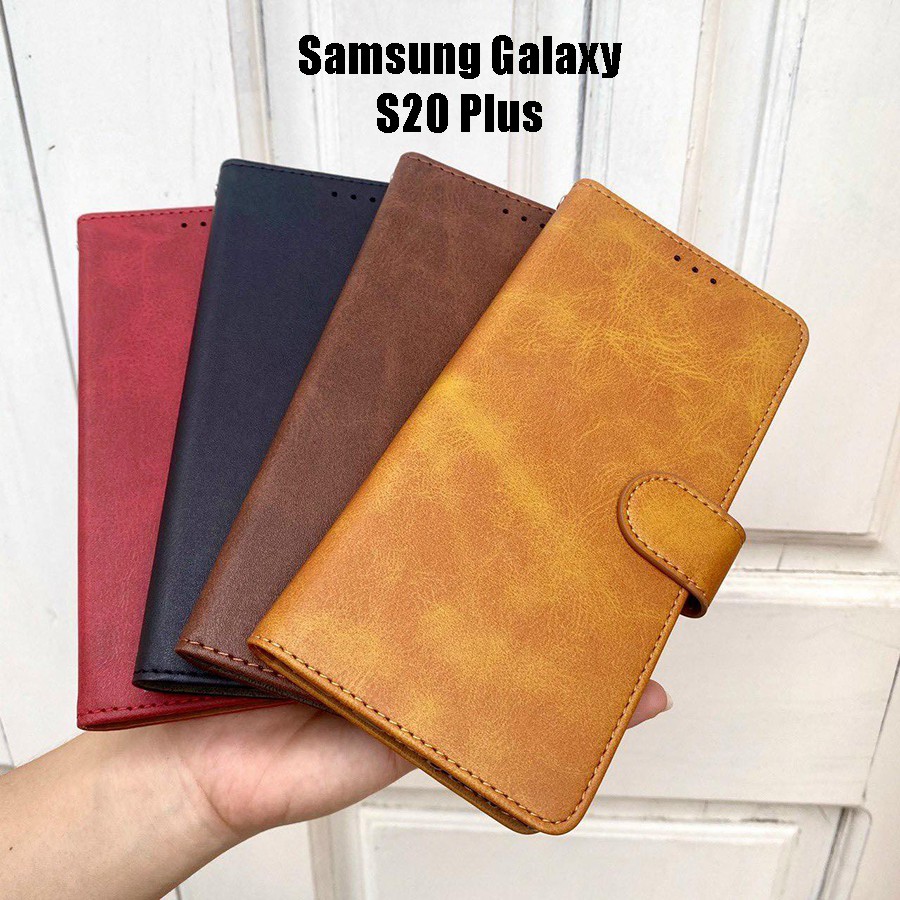 Bao da có khe nhét thẻ cho Samsung Galaxy S20 Plus