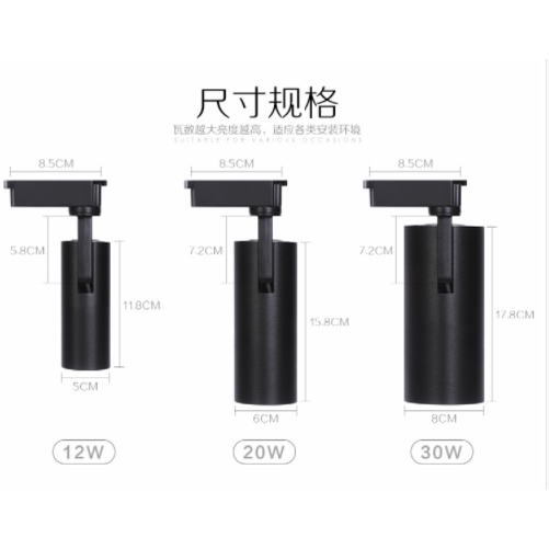 Đèn Rọi Ray COB Ống Bơ 20W, 30W Mã Y13