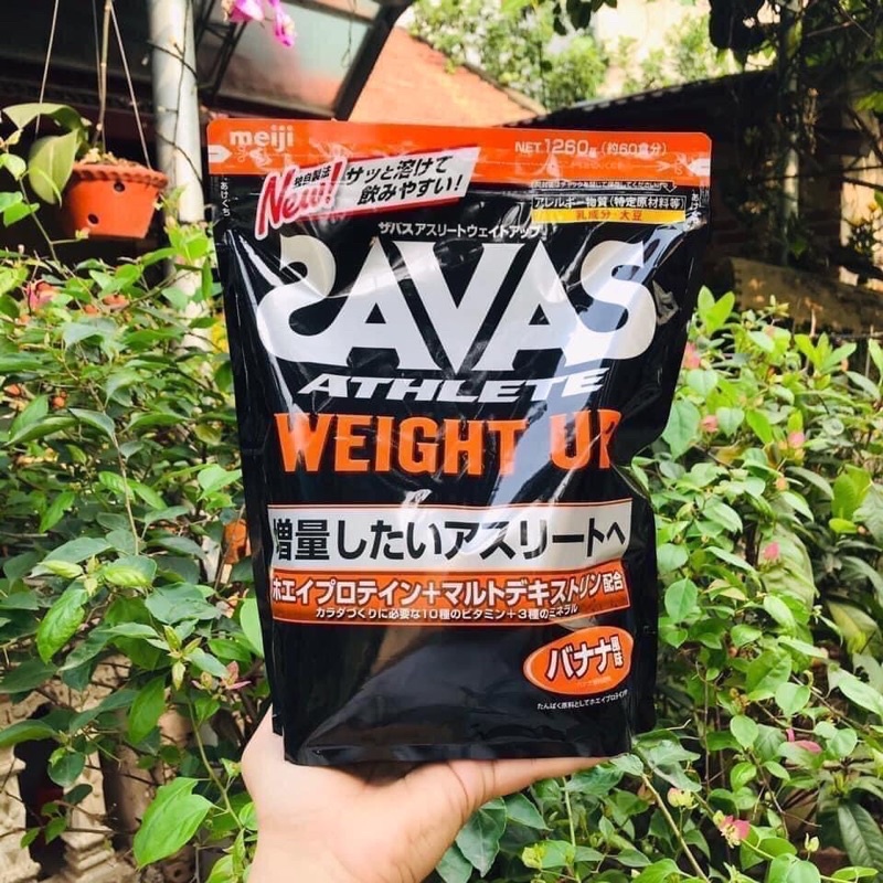 SỮA TĂNG CÂN NHẬT BẢN SAVAS MEIJI GÓI VỊ CHUỐI 1260G[Hàng_Nhật]