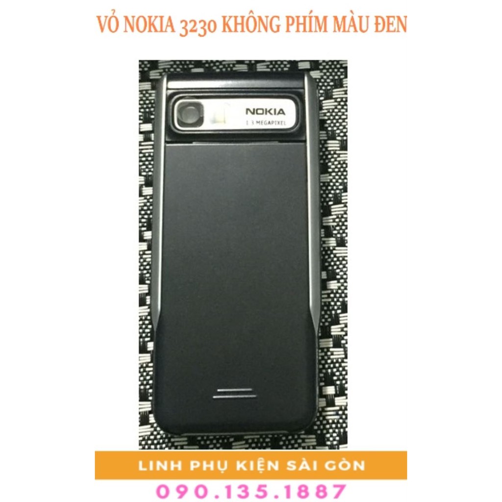 VỎ NOKIA 3230 KHÔNG PHÍM MÀU ĐEN
