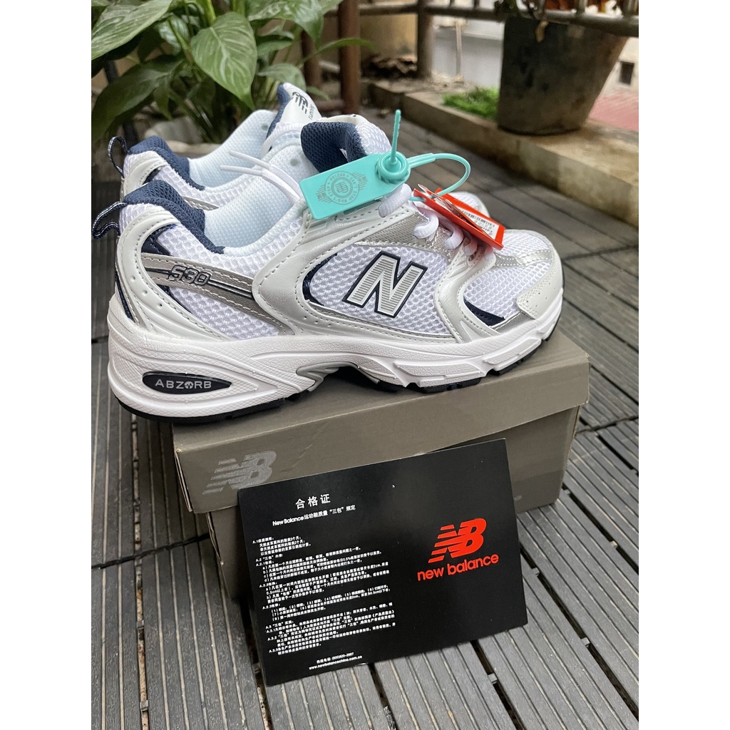 ] GIÀY NB 530 BẠC CAO CẤP FULL BOX