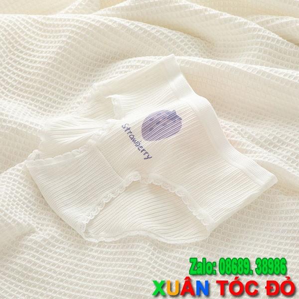 [Mã WASTDEP giảm 5K đơn bất kì] SỈ ZALO RẺ HƠN NHIỀU_ Lót 5 Kiểu Thỏ Tím Dâu Tây 5091 | BigBuy360 - bigbuy360.vn