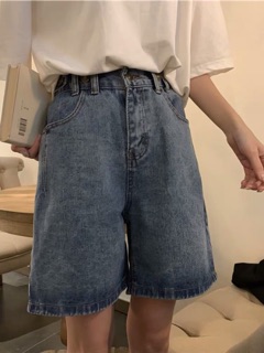 [SẴn Xanh M] Sooc Lửng Jeans ( Có ảnh thật )