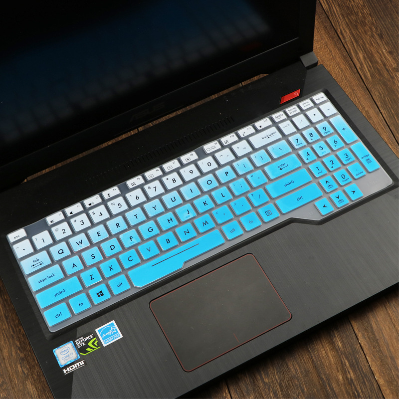 Miếng Dán Bàn Phím Laptop Bằng Silicone Siêu Mỏng Cho Asus FX80/VD7700 7300 ZXFZ 15.6inch