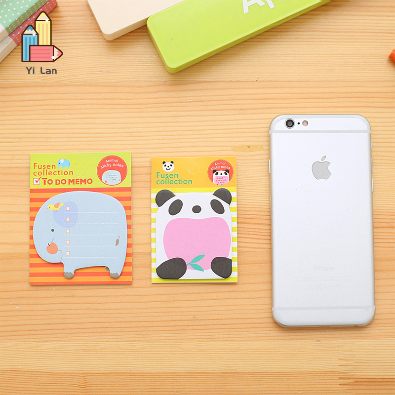 Tập Giấy Lưu Ý Hình Động Vật Đáng Yêu