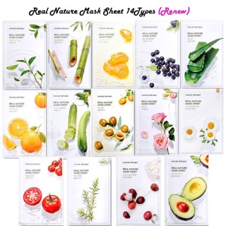 Mặt nạ giấy nature republic real mask sheet