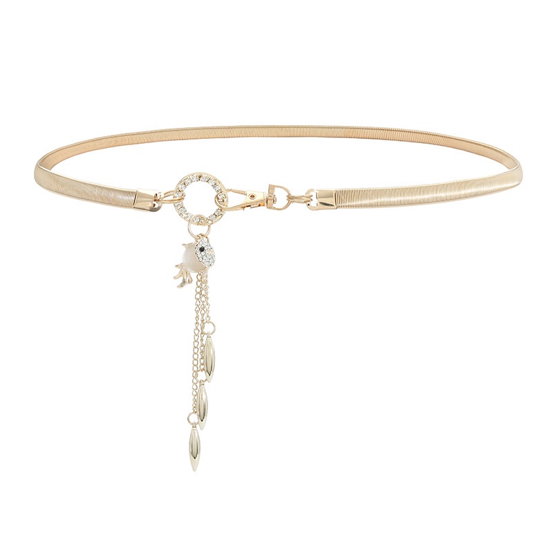 Thắt Lưng Mặt Hình Cá/Cáo Bằng Kim Loại Có Hương Thơm Nhỏ Nhắn Hợp Thời Trang Dành Cho Nữ