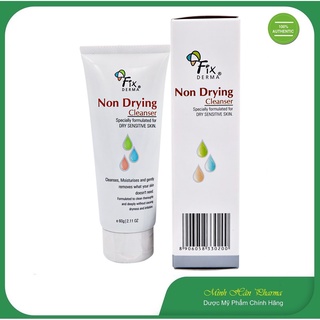Sữa Rửa Mặt Không Tạo Bọt Cho Da Nhạy Cảm Fixderma Non Drying Cleanser (60g)