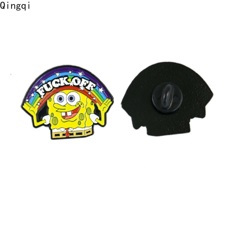 Ghim cài áo Miss Zoe hình nhân vật hoạt hình bọt biển dễ thương trang trí thời trang