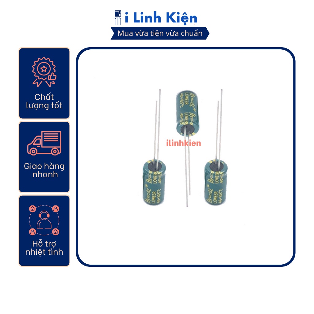 Tụ hóa 35V 100uF-10000uF tần số cao