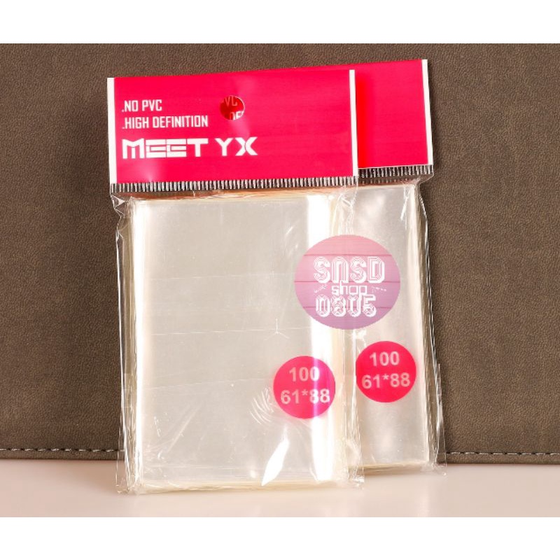 [MEET - MEET YX][CHÍNH HÃNG] Sleeve MeeT MeeT YX Size 61*88, 64*89, 65*90 Đựng Photocard, Thẻ Bài, D