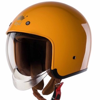 Mũ bảo hiểm trùm đầu dấu kính Royal M139 vàng bóng