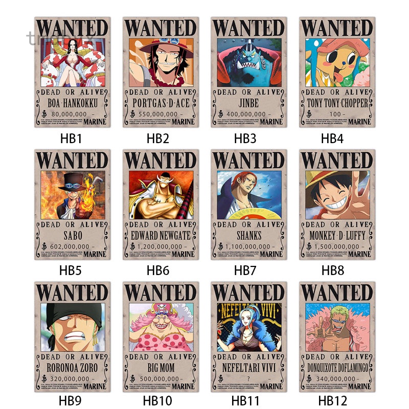 Tmdbyx Tranh Treo Tường Trang Trí Hình Anime One Piece