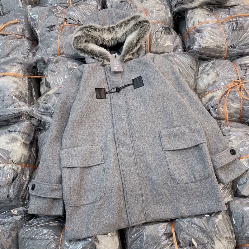 ÁO DẠ MŨ CỔ LÔNG CHO NỮ | BigBuy360 - bigbuy360.vn