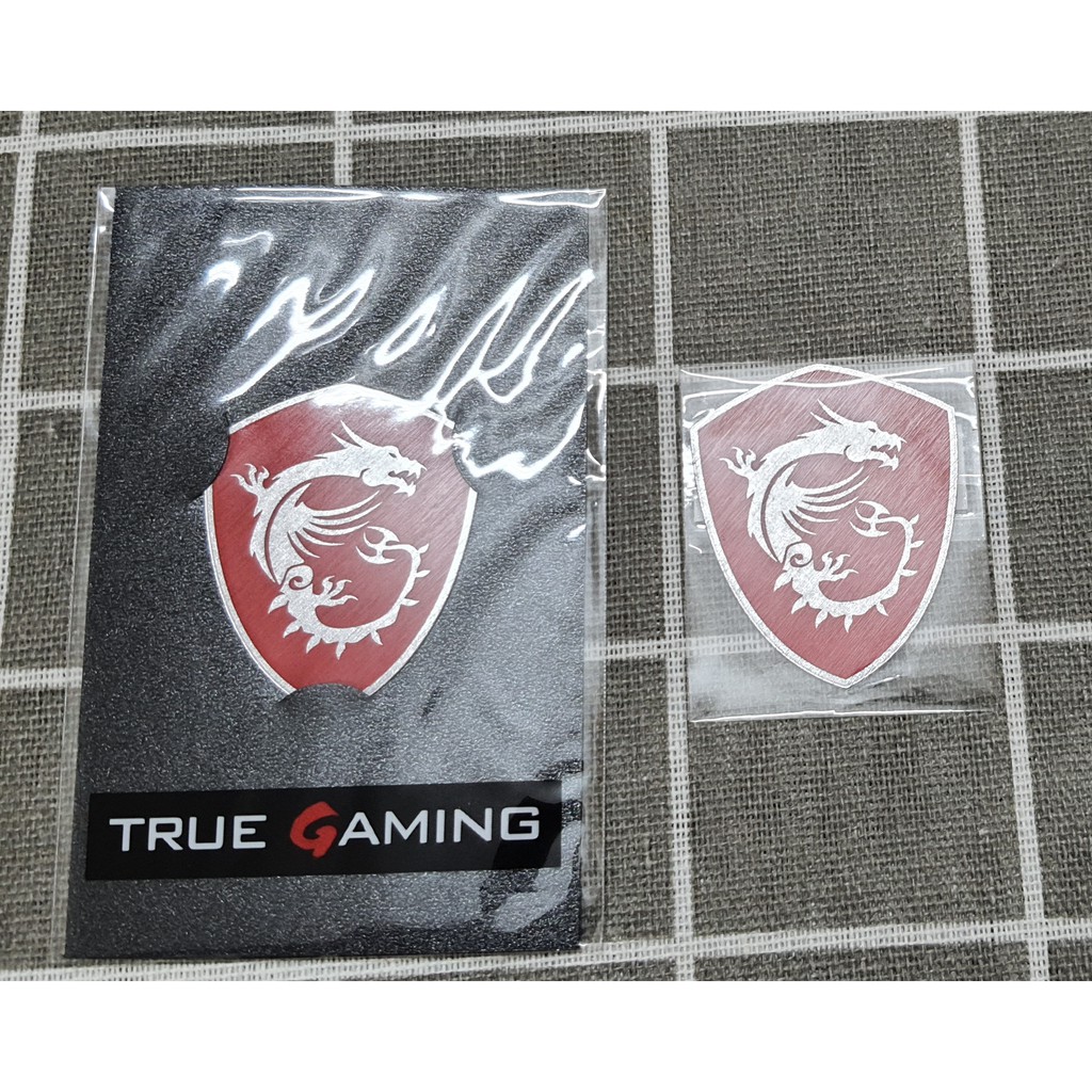 Tem dán case trang trí Logo True gaming