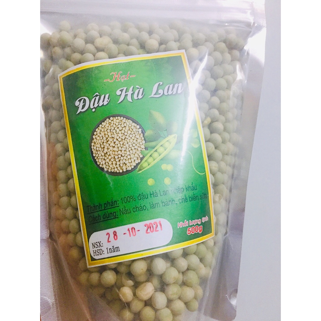 Đậu Hà Lan hữu cơ khô Nhập Khẩu Mỹ 500g