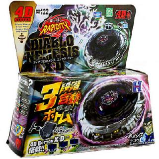 Đồ chơi con quay Beyblade 4D BB122 DIABLO NEMESIS bằng kim loại chất lượng cao 