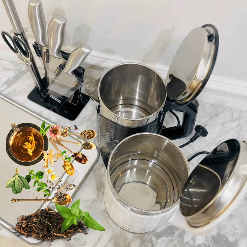 Ấm Siêu Tốc CHEFMAN CM-720 Hàng Chính Hãng - Dung Tích 2 Lít - Công Suất 1500W -Lớp Trong SUS304 - Bảo Hành 12 Tháng
