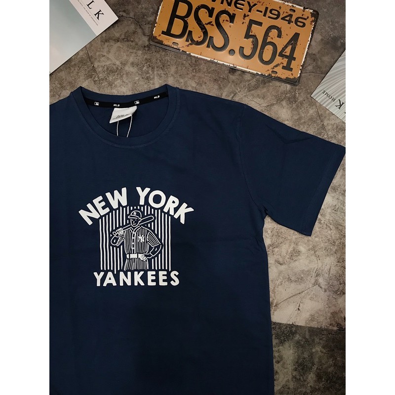 Áo thun New York Yankees xanh navy