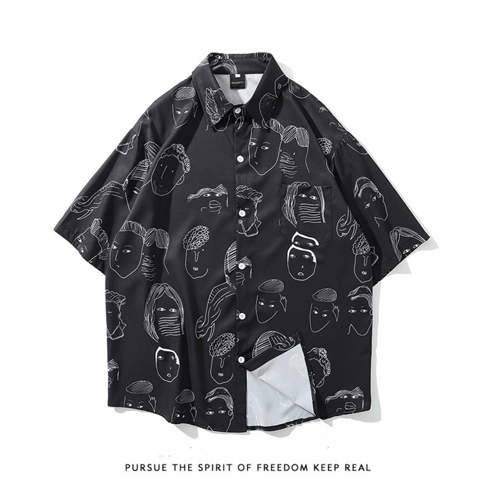 Áo sơ mi nam cộc tay Hajaruku [Chất Linen] thoáng mát - phom rộng | BigBuy360 - bigbuy360.vn