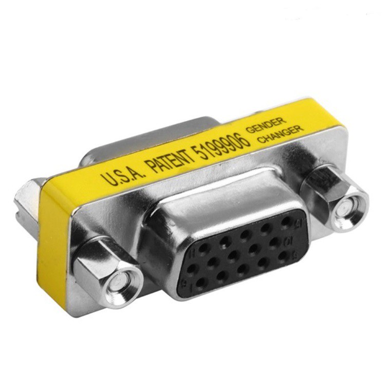Đầu nối VGA 2 đầu âm 15 lỗ 3 hàng đầu nới vga 15l 3h