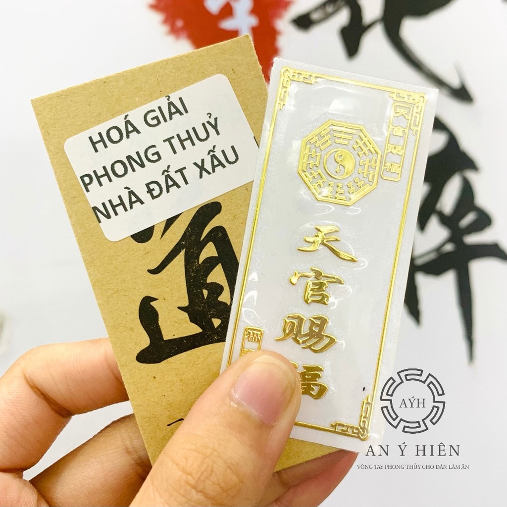 ( Đặc biệt thầy người Hoa làm) Lá dán hóa giải nhà đất xấu
