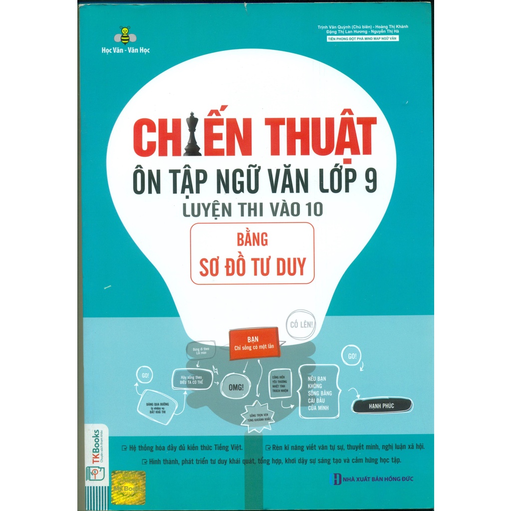 Sách - Chiến Thuật Ôn Tập Ngữ Văn Lớp 9 Luyện Thi Vào 10 Bằng Sơ Đồ Tư Duy