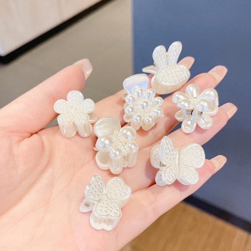 Kẹp tóc gắn ngọc trai nhỏ thời trang Hàn Quốc đơn giản mới