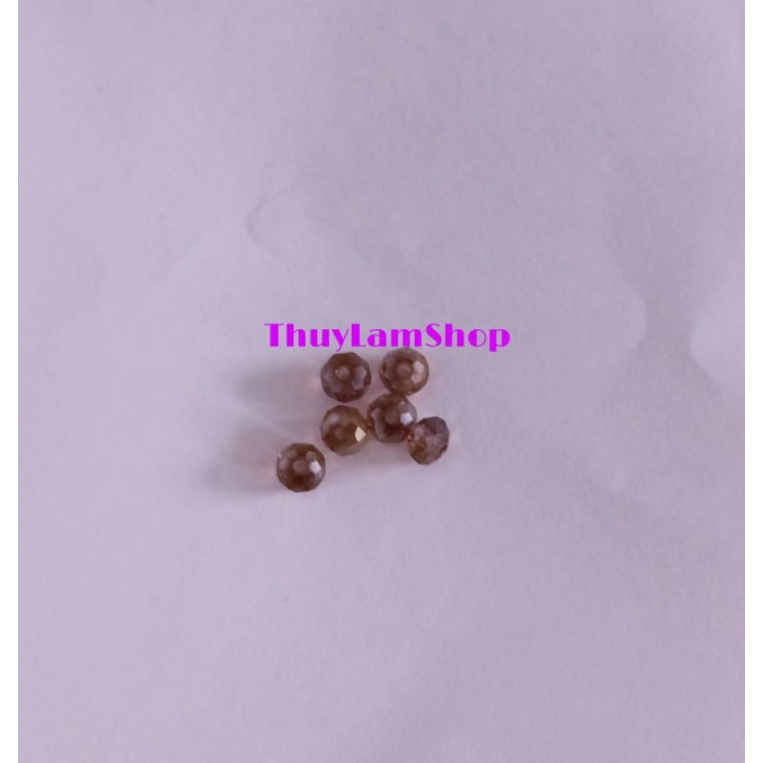 Hạt đá giác mài thanh tẩy bài, làm handmade, xỏ DIY, sưu tầm