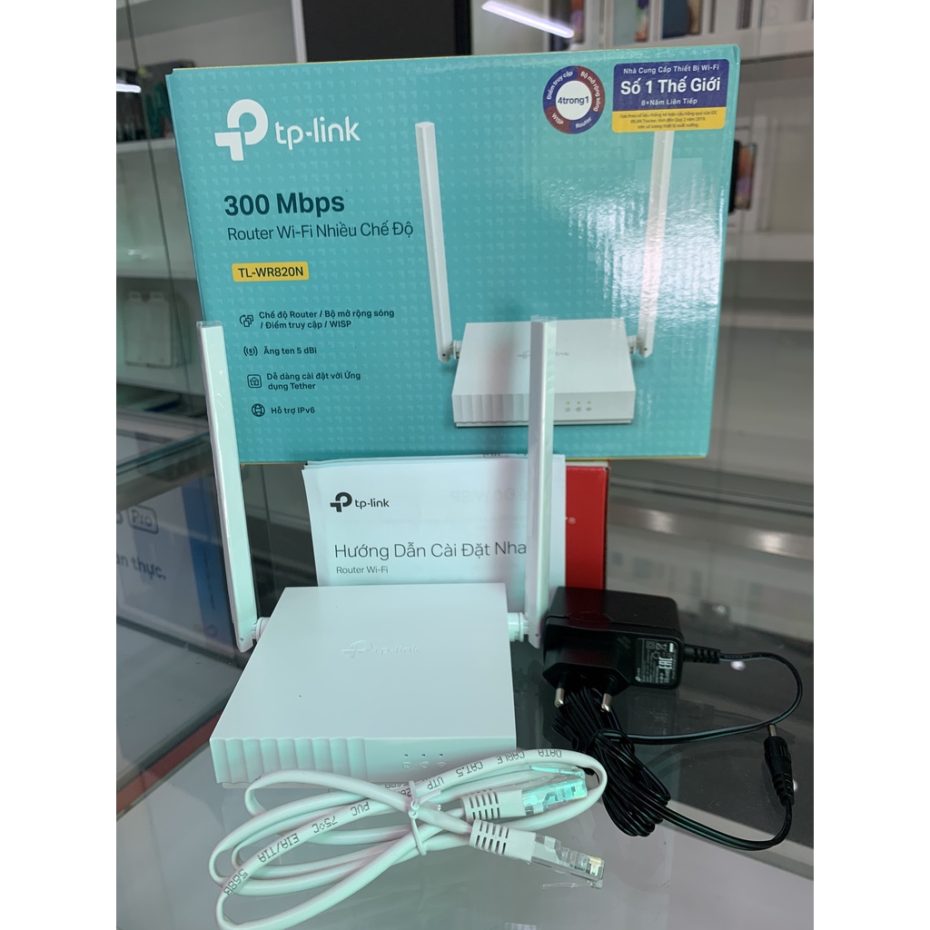Thiết bị phát wifi tplink wr820n chuẩn tốc độ 300Mbps, bảo hành chuẩn hãng phukienhuonganh