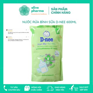 Nước rửa bình sữa dnee organic túi 600ml thái lan