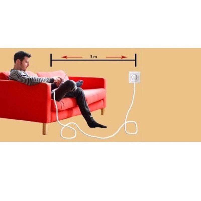 Cáp Sạc  Cổng Micro USB &amp; Lighting Dây Dài 3M