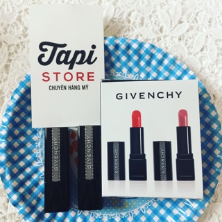 Set son Givenchy Rouge Interdit Mini Lip Duo