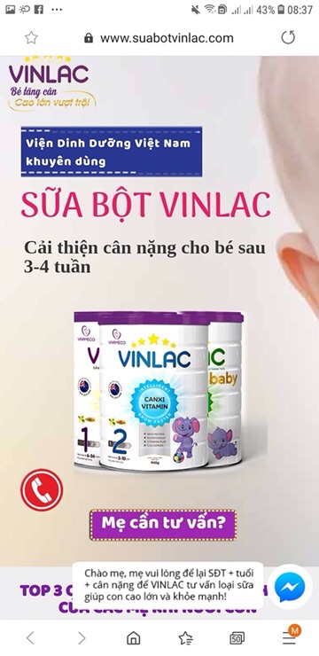 SỮA VINLAC SỐ 2 - giá sỉ ( DATE 12/2023)