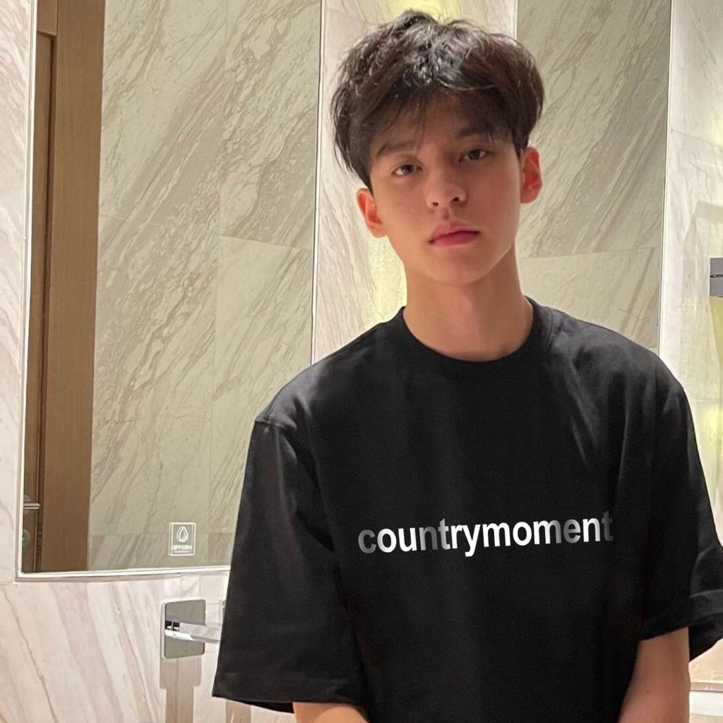 Áo Thun Cotton Dáng Rộng Phong Cách Thời Trang Retro Mỹ