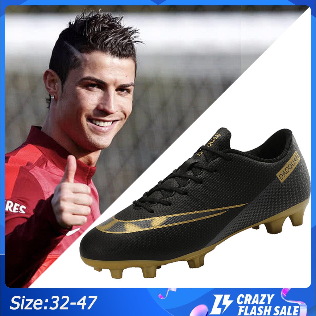 giày đá bóng cr7 Mercurial fg giày đá banh giày bóng đá nam cổ thấp trẻ em giá rẻ đen trắng cỏ tự nhiên giay da bong sân cỏ tự nhiên sân tự nhiên