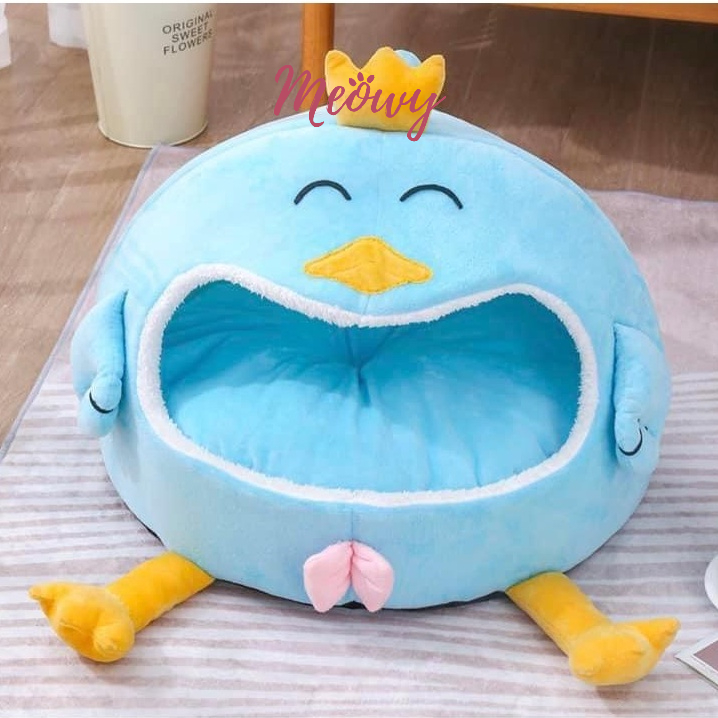 [Có sẵn] Ổ đệm nằm hình vịt cho thú cưng