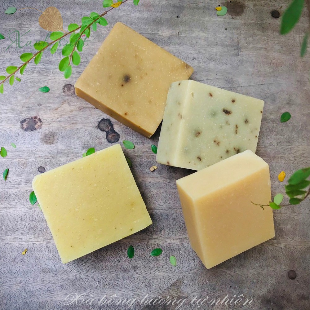 [Đồn Điền] Xà Bông Hương Hoa Tự Nhiên - Natural Blossom Handmade Soaps [xanh Suốt]