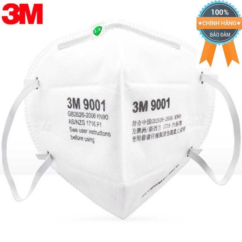 Khẩu trang chuyên dụng 3M 9001  (chống khói bụi nano PM2.5) | WebRaoVat - webraovat.net.vn