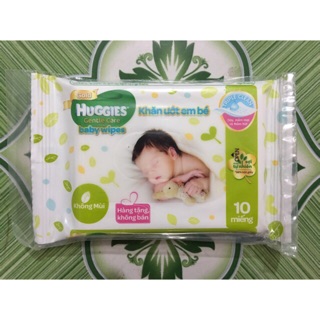 Khăn giấy ướt Huggies 10 tờ/ 64 tờ