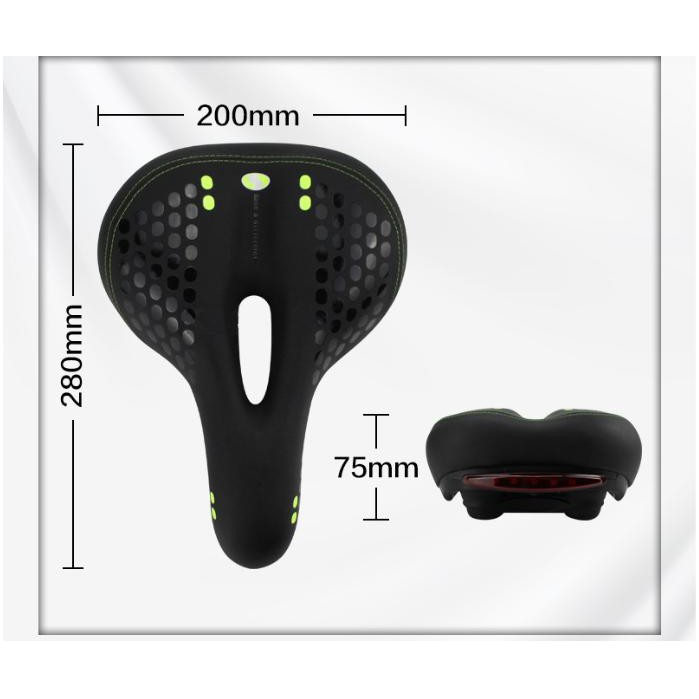 Đệm yên siêu êm tích hợp đèn cảnh báo