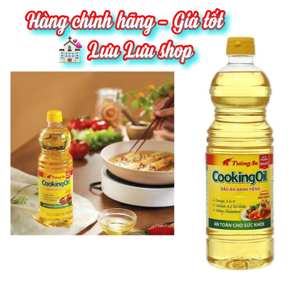 Dầu ăn cao cấp Tường An  Gold chai 1l