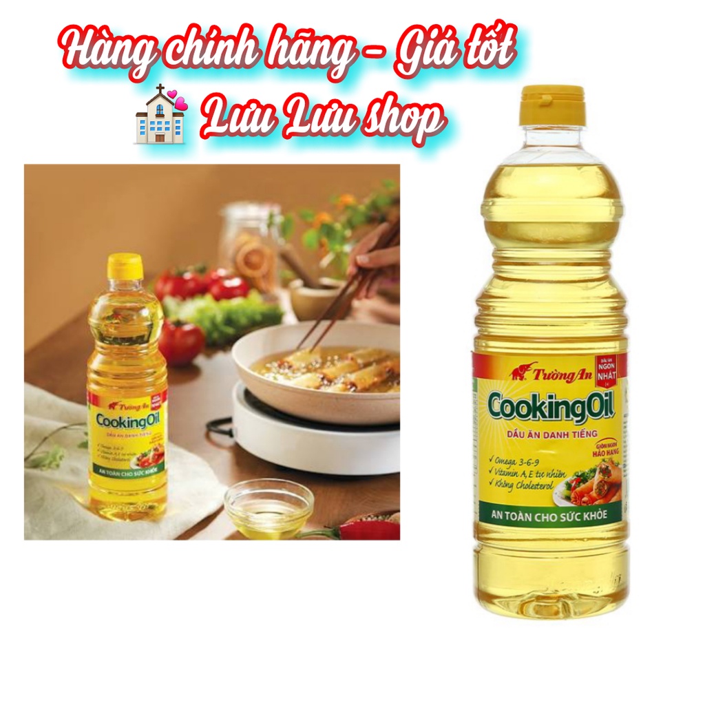 Dầu ăn cao cấp Tường An chai 1l