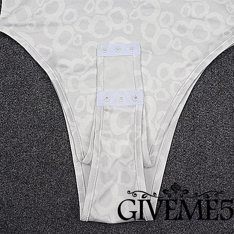 Bodysuit Tay Dài Cổ Tròn Thiết Kế Độc Đáo Thời Trang Cho Nữ