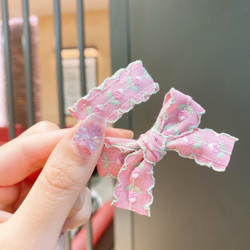 Set 2 Kẹp Tóc Đáng Yêu Nhiều Màu Sắc Tùy Chọn Cho Bé Gái