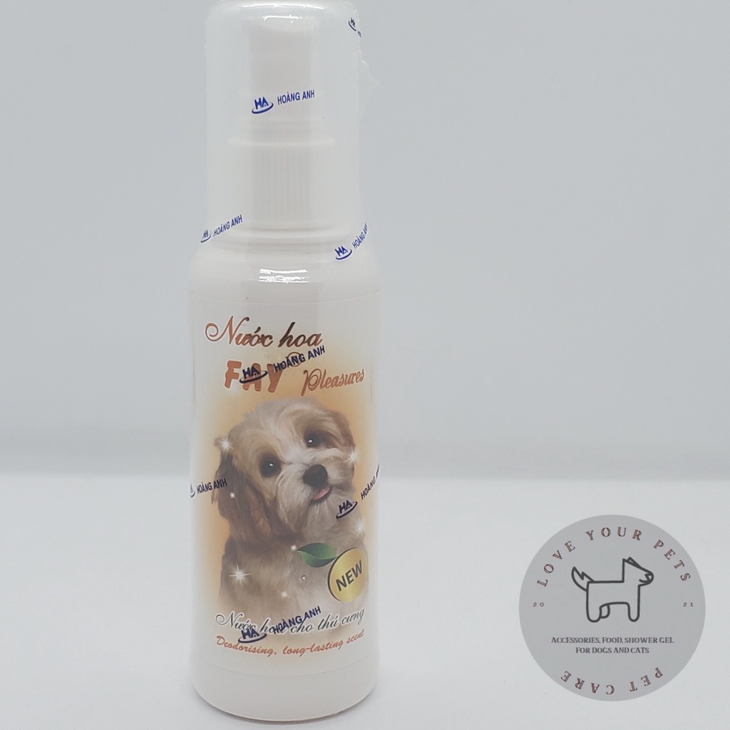 Nước hoa Fay dành cho thú cưng hương Pleasures khử mùi, lưu hương thơm nhẹ nhàng - 90ml