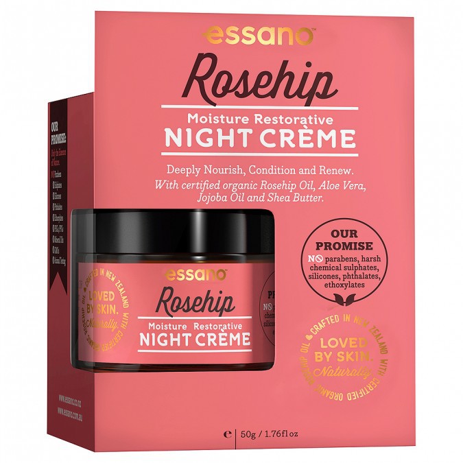 Kem dưỡng ẩm ban đêm Essano Rosehip Moisture Restorative Night Creme