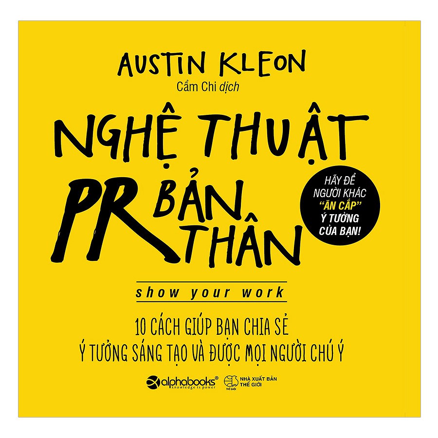 Sách - Nghệ Thuật PR Bản Thân (Tái Bản 2018)