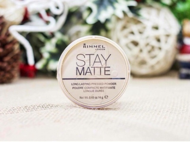 🌈 Phấn Phủ Rimmel Stay Matte Pressed Powder