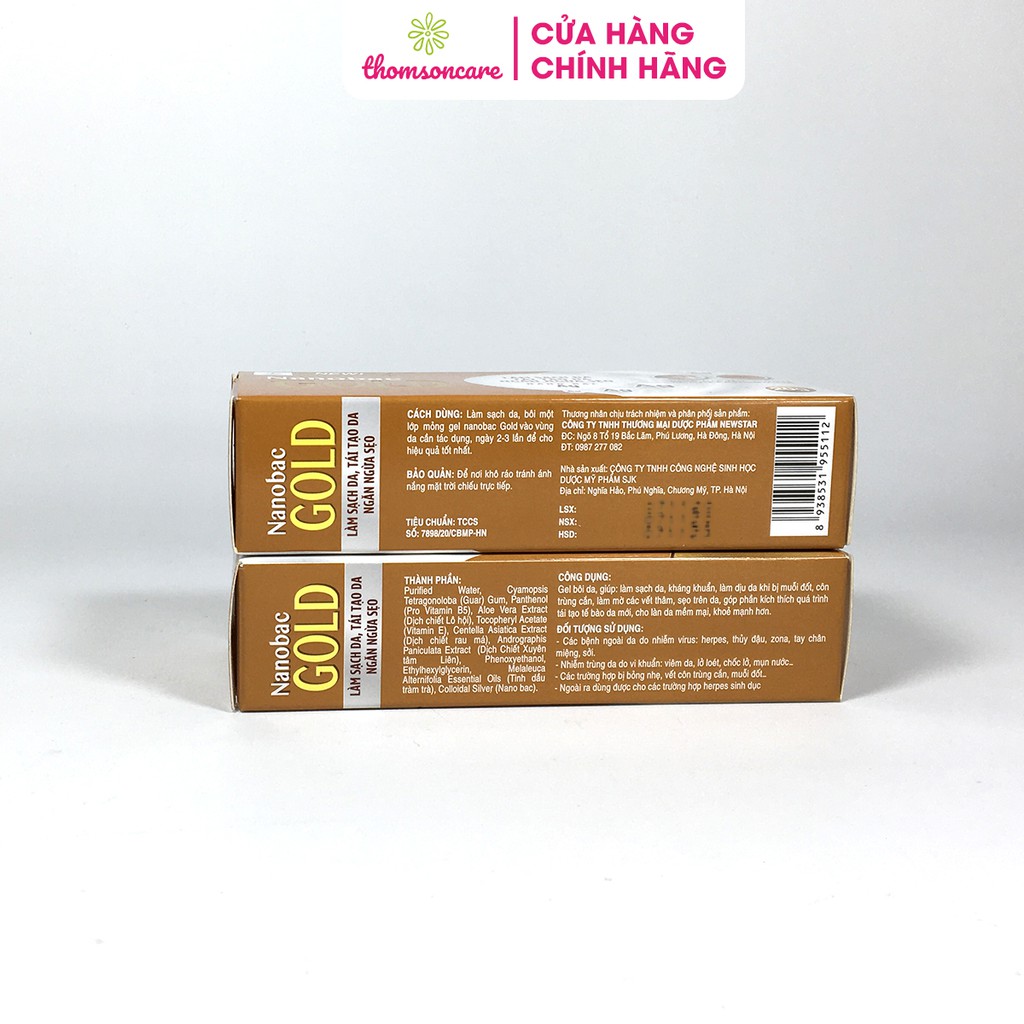 Kem Nano Subac Gold - Làm sạch da, tái tạo da, ngăn ngừa sẹo